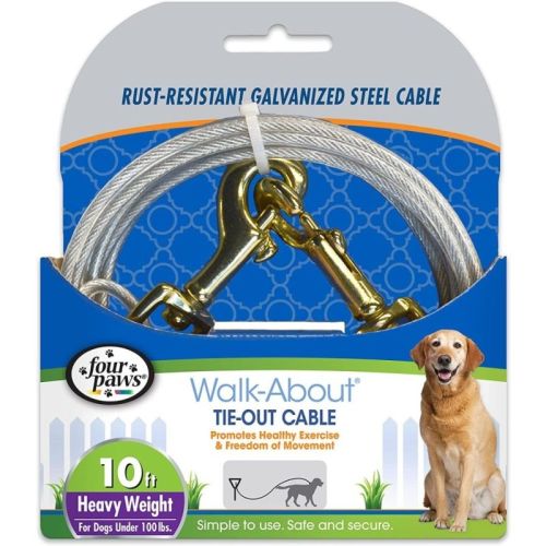 Four Paws Dog Tie Out Cable  Heavy Weight