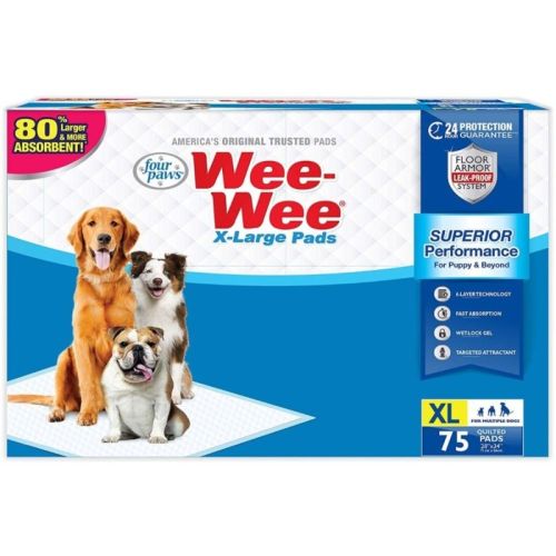 Four Paws X Large Wee Wee Pads 28" x 34"