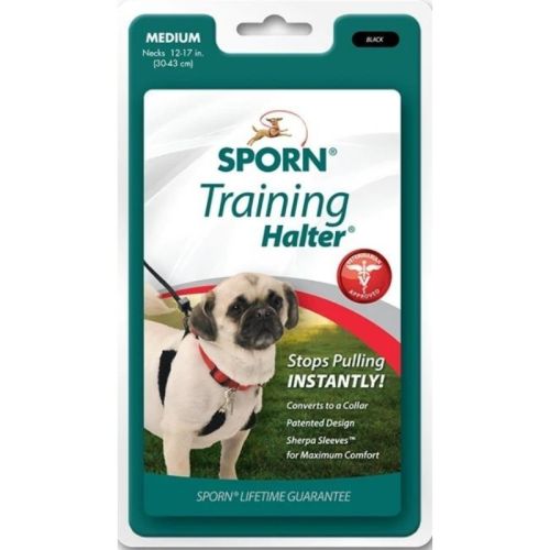 Sporn Original Training Halter for Dogs  Black